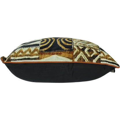 Μαξιλάρι Tribal Καφέ Βελούδο 45x45εκ