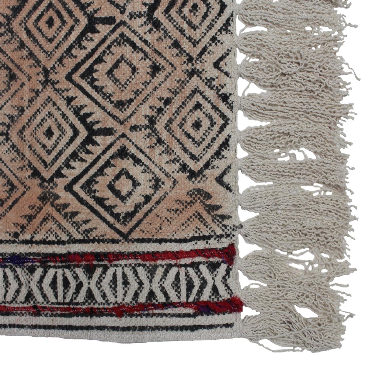 Χαλί Ροδακινί Βαμβακερό 120x180εκ