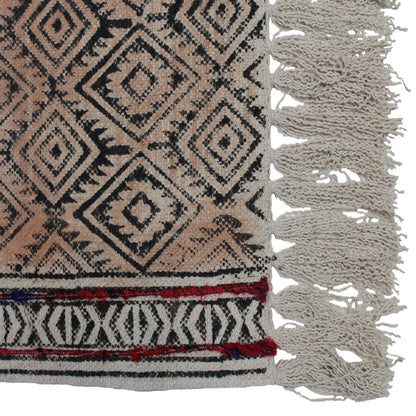 Χαλί Ροδακινί Βαμβακερό 120x180εκ