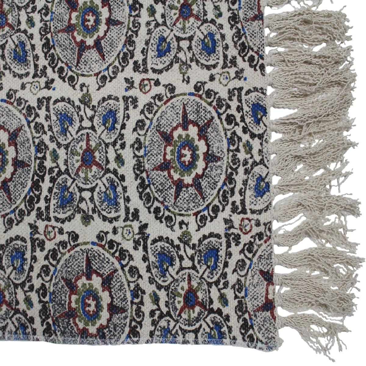 Χαλί Μπλε Βαμβακερό 120x180εκ