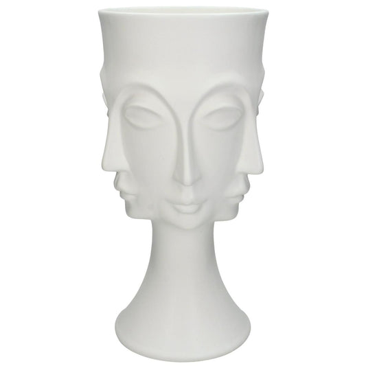 Βάζο Λευκό Κεραμικό 17.4x16x33