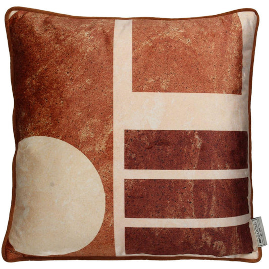 Μαξιλάρι με Σχέδιο Φυσικό Βελούδο 45x45εκ