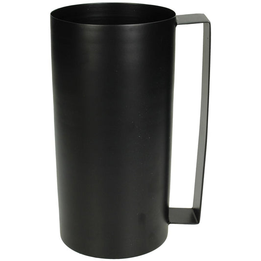 Βάζο Μαύρο Μέταλλο 12.5x10x19.5