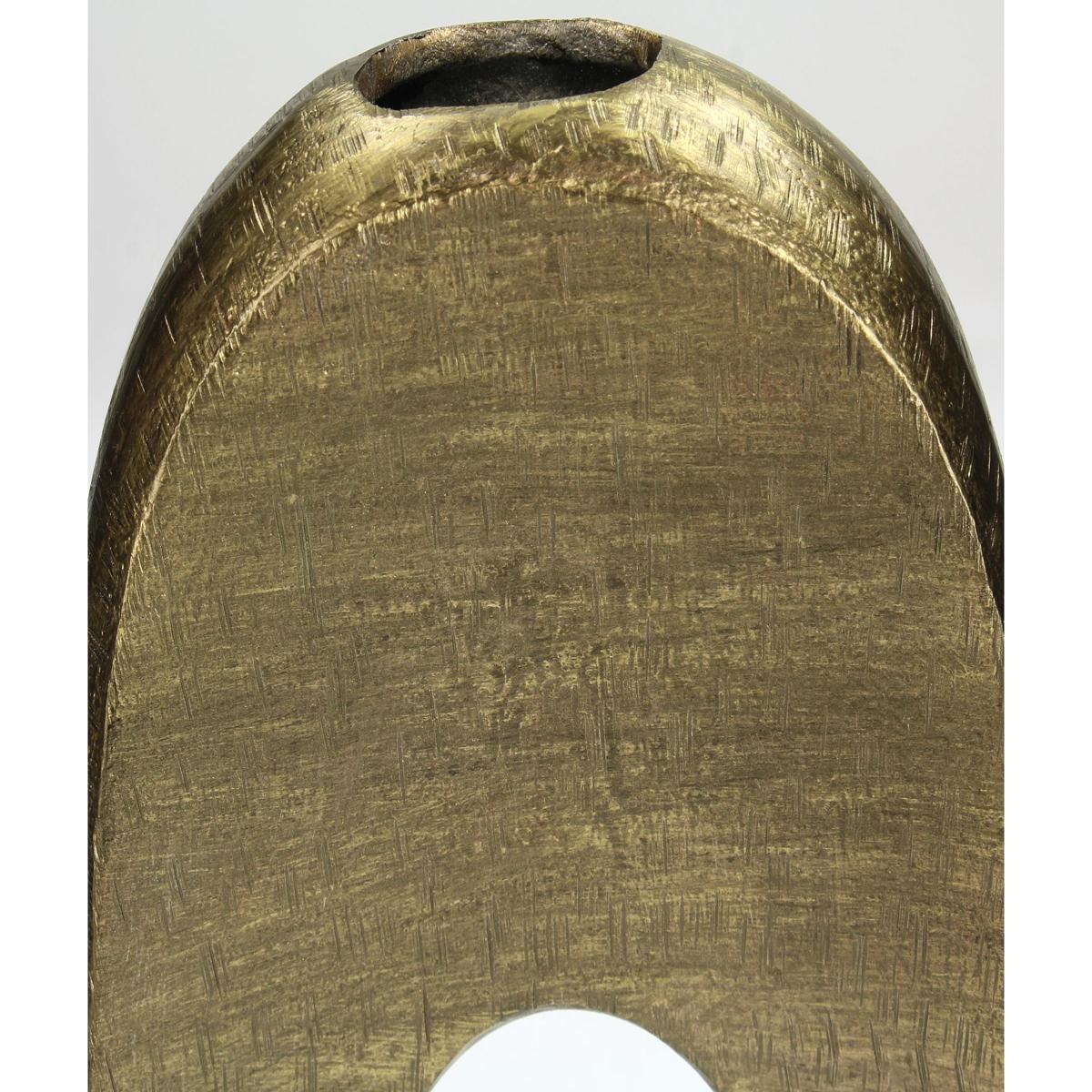 Βάζο Χρυσό Αλουμίνιο 22x6.5x35