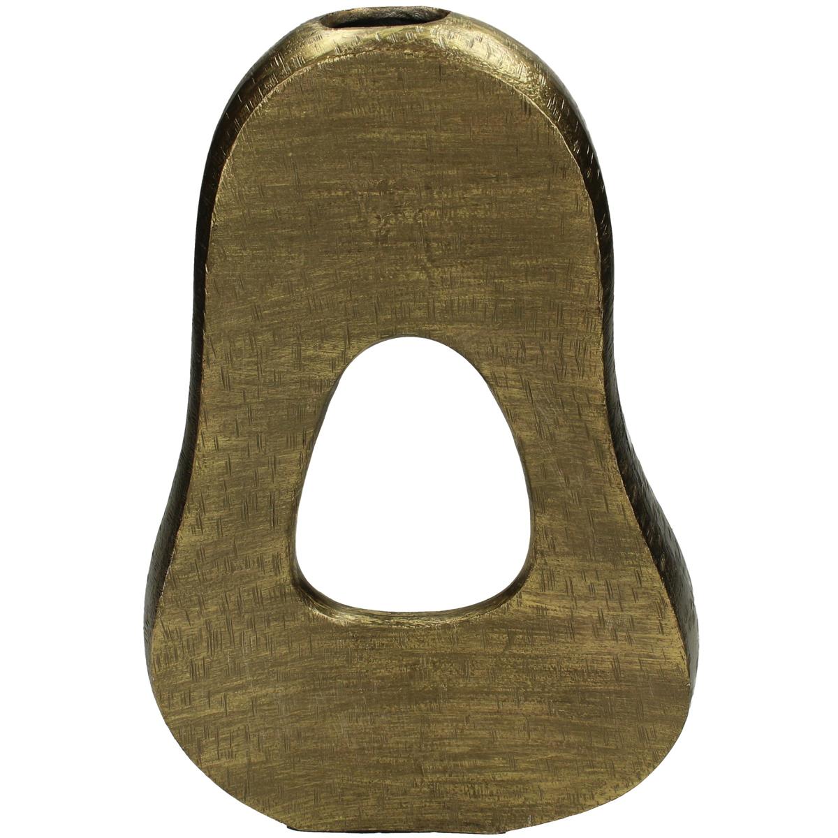 Βάζο Χρυσό Αλουμίνιο 22x6.5x35