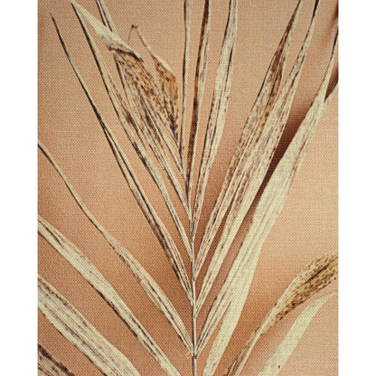 Decorative Wall Hanging Dried Peach Leaf Polyester 83x110cm
