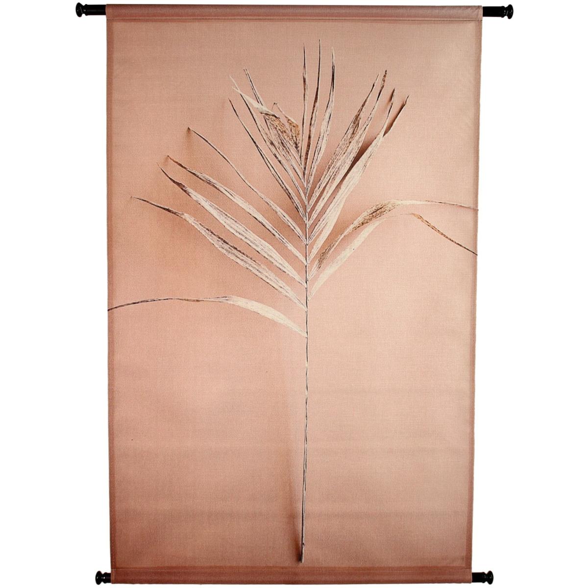 Decorative Wall Hanging Dried Peach Leaf Polyester 83x110cm