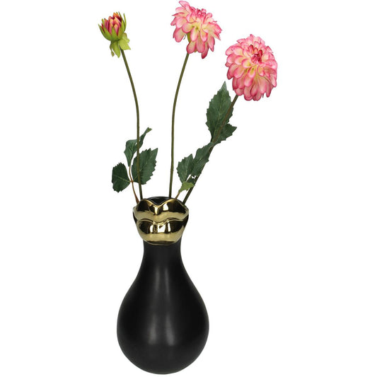 Βάζο Μαύρο Κεραμικό 15x13.5x20