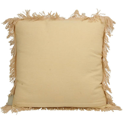 Μαξιλάρι Κύκλος Μπεζ Βαμβακερό 45x45εκ