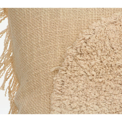 Μαξιλάρι Κύκλος Μπεζ Βαμβακερό 45x45εκ