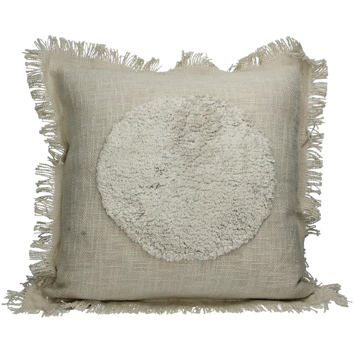 Μαξιλάρι Κύκλος Ιβουάρ Βαμβακερό 45x45εκ