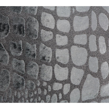 Μαξιλάρι Λεοπάρδαλη Γκρι Βελούδο 45x45εκ