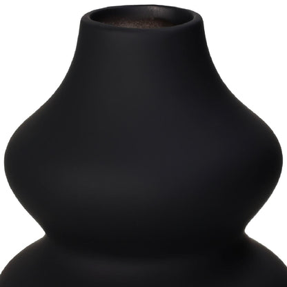 Βάζο Μαύρο Δολομίτης 15x15x20