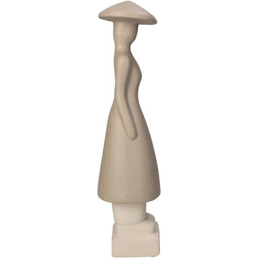 Διακοσμητικό Φιγούρα Άνθρωπος Κεραμικό Μπεζ 9x8x31.5