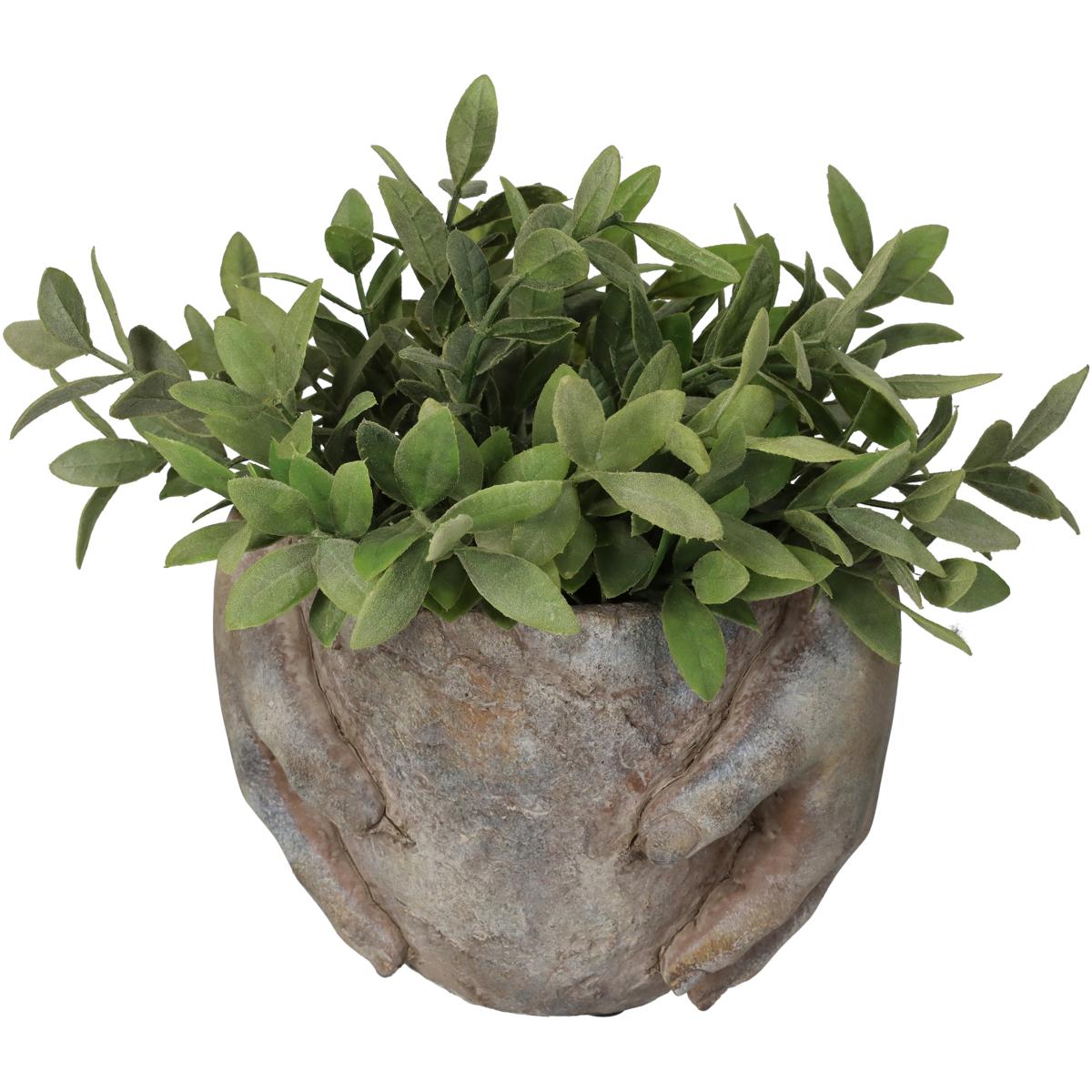 Κασπώ Χέρια Καφέ Τσιμέντο 20.5x15.5x14.5