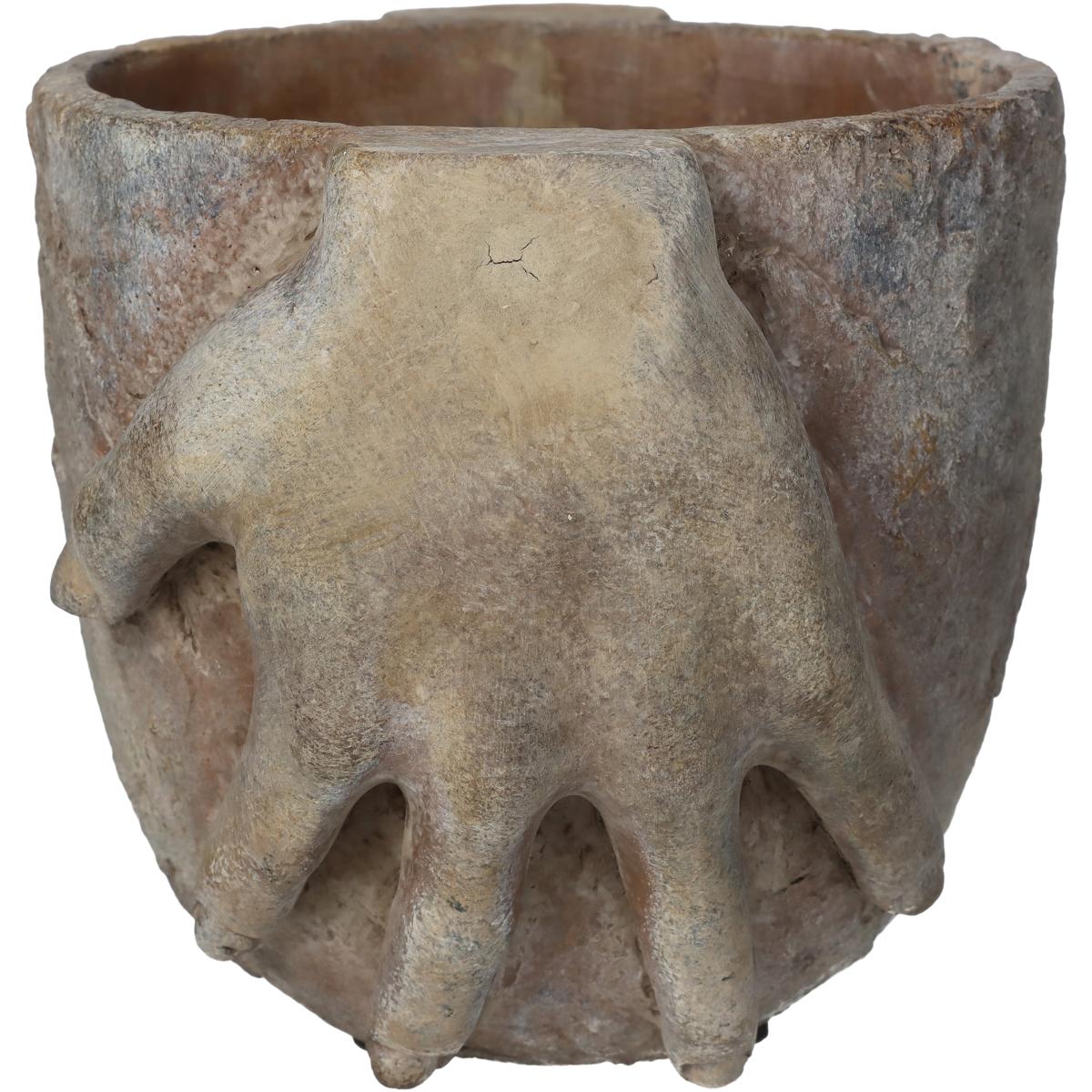 Κασπώ Χέρια Καφέ Τσιμέντο 20.5x15.5x14.5