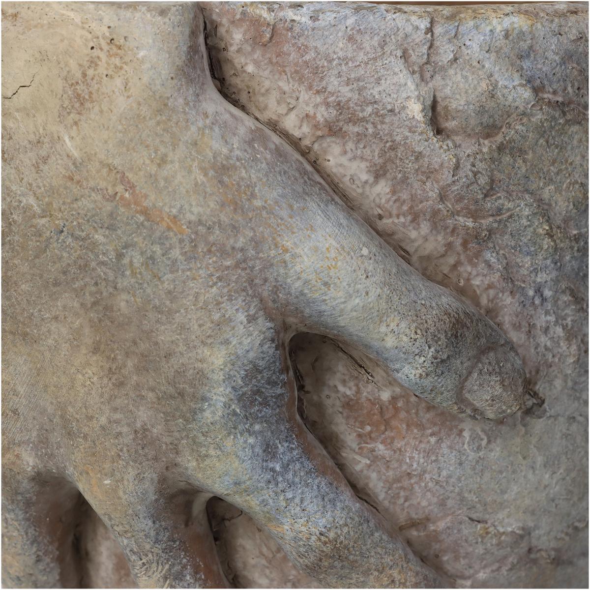 Κασπώ Χέρια Καφέ Τσιμέντο 20.5x15.5x14.5