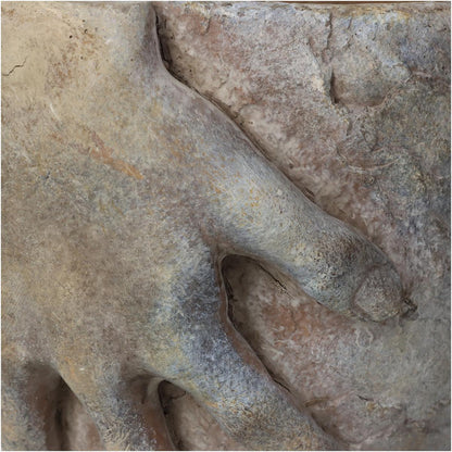 Κασπώ Χέρια Καφέ Τσιμέντο 20.5x15.5x14.5