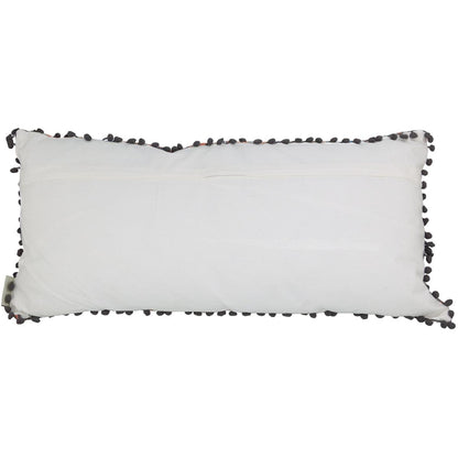 Μαξιλάρι Vintage Πορτοκαλί Βαμβακερό 35x70εκ