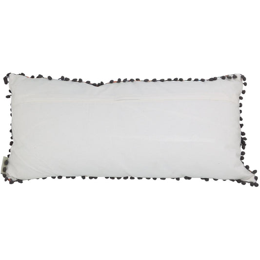 Μαξιλάρι Vintage Πορτοκαλί Βαμβακερό 35x70εκ