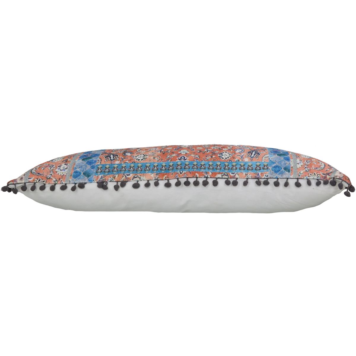 Μαξιλάρι Vintage Πορτοκαλί Βαμβακερό 35x70εκ