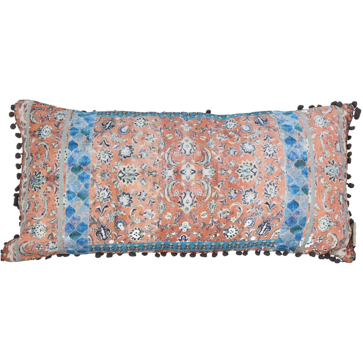 Μαξιλάρι Vintage Πορτοκαλί Βαμβακερό 35x70εκ