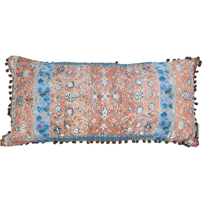 Μαξιλάρι Vintage Πορτοκαλί Βαμβακερό 35x70εκ