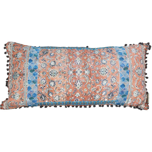 Μαξιλάρι Vintage Πορτοκαλί Βαμβακερό 35x70εκ