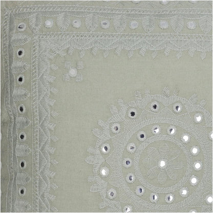 Μαξιλάρι Καθρέπτης Εκρού Βαμβακερό 45x45εκ