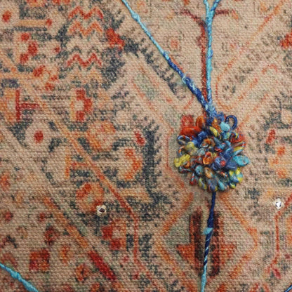 Χαλί Vintage Πολύχρωμο Βαμβακερό 150x80εκ