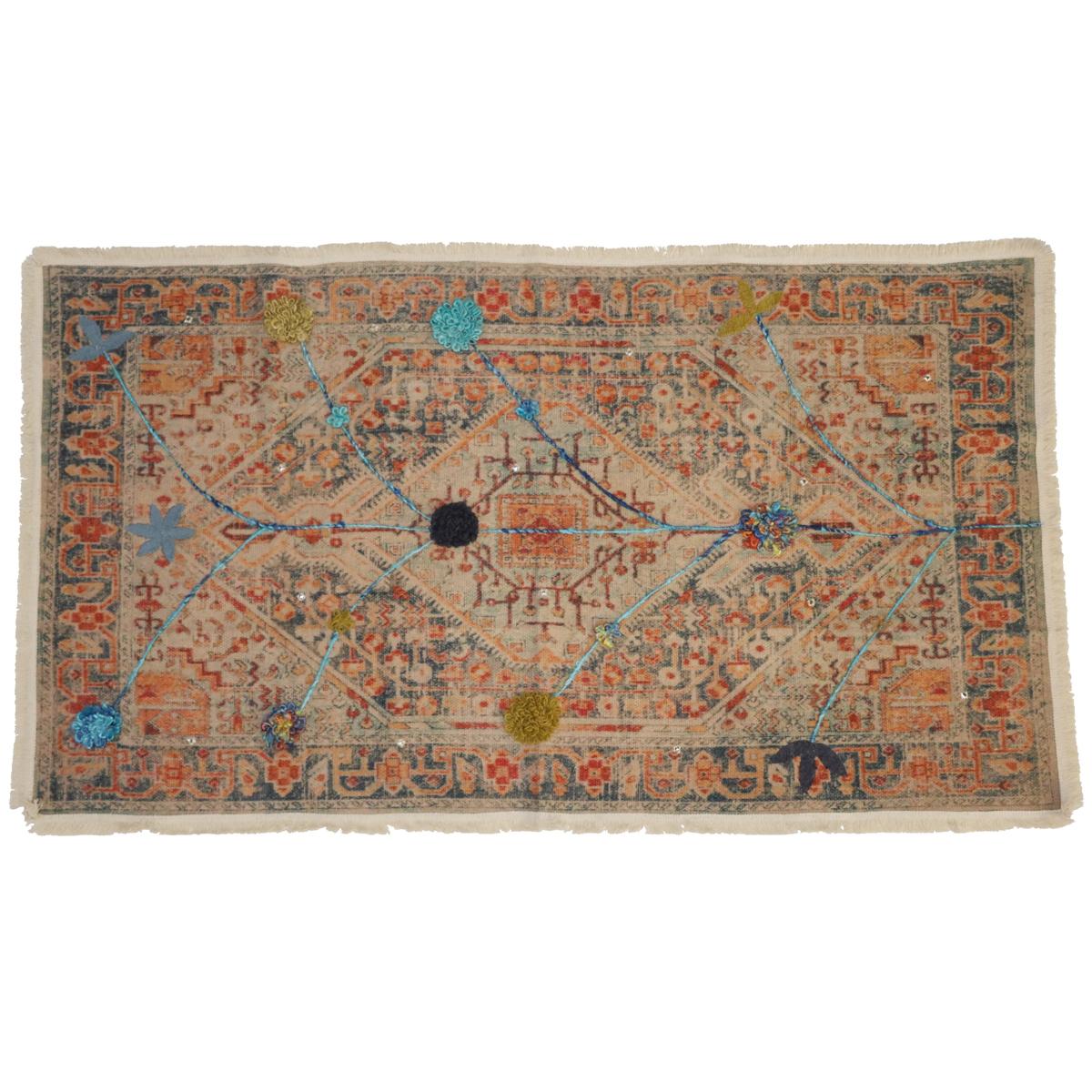 Χαλί Vintage Πολύχρωμο Βαμβακερό 150x80εκ