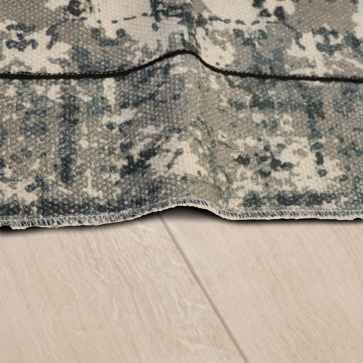 Χαλί Vintage Γκρι Βαμβακερό 120x180εκ