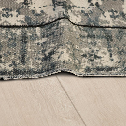 Χαλί Vintage Γκρι Βαμβακερό 120x180εκ