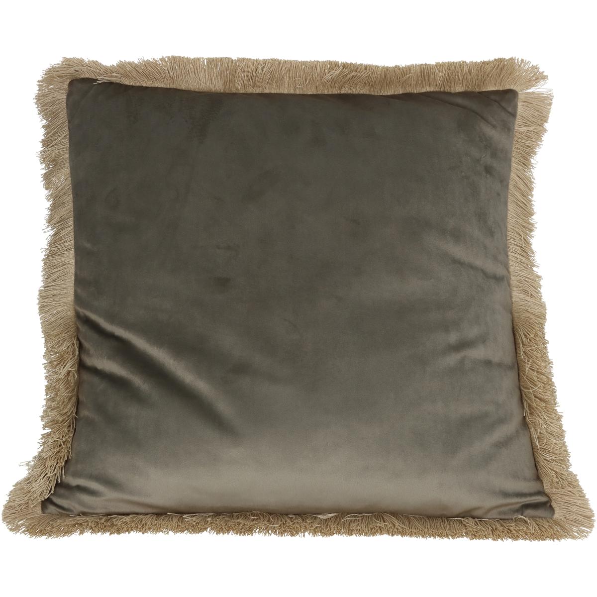 Μαξιλάρι Δάσος Καφέ Βελούδο 45x45εκ