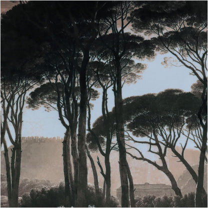 Μαξιλάρι Δάσος Καφέ Βελούδο 45x45εκ