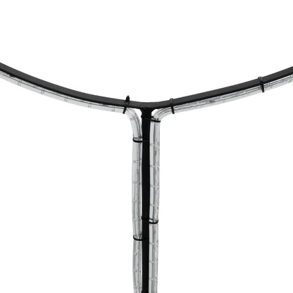 XMAS-CROWN-BIG Χριστουγεννιάτικο Διακοσμητικό Φωτιστικό LED 27.3W 1092lm 360° AC 220-240V Αδιάβροχο IP65 Θερμό Λευκό 2700K - Μαύρο & Διάφανο - Μ88 x Π25 x Υ136