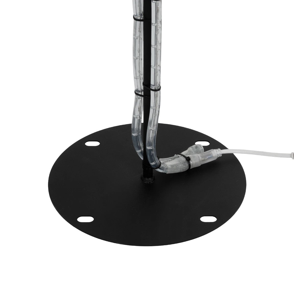 XMAS-CROWN-BIG Χριστουγεννιάτικο Διακοσμητικό Φωτιστικό LED 27.3W 1092lm 360° AC 220-240V Αδιάβροχο IP65 Θερμό Λευκό 2700K - Μαύρο & Διάφανο - Μ88 x Π25 x Υ136