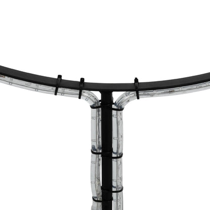 XMAS-CROWN-SMALL Χριστουγεννιάτικο Διακοσμητικό Φωτιστικό LED 15,6W 624lm 360° AC 220-240V Αδιάβροχο IP65 Θερμό Λευκό 2700K - Μαύρο & Διάφανο - M73 x Π25 x Υ106