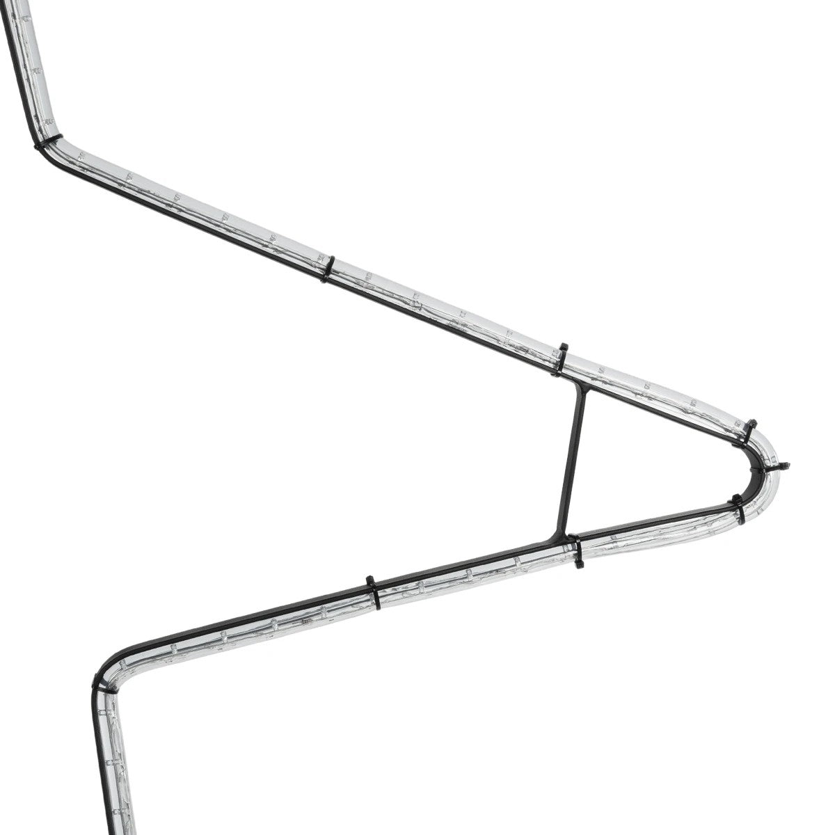 XMAS-STAR-BIG Χριστουγεννιάτικο Διακοσμητικό Φωτιστικό LED 19,5W 780lm 360° AC 220-240V Αδιάβροχο IP65 Θερμό Λευκό 2700K - Μαύρο & Διάφανο - M114 x Π25 x Υ132