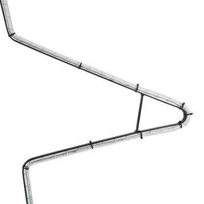 XMAS-STAR-BIG Χριστουγεννιάτικο Διακοσμητικό Φωτιστικό LED 19,5W 780lm 360° AC 220-240V Αδιάβροχο IP65 Θερμό Λευκό 2700K - Μαύρο & Διάφανο - M114 x Π25 x Υ132