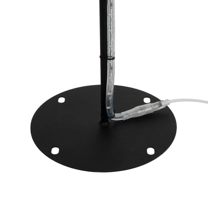 XMAS-STAR-SMALL Χριστουγεννιάτικο Διακοσμητικό Φωτιστικό LED 15,6W 624lm 360° AC 220-240V Αδιάβροχο IP65 Θερμό Λευκό 2700K - Μαύρο & Διάφανο - M97 x Π25 x Υ107