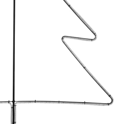 XMAS-TREE-BIG Χριστουγεννιάτικο Διακοσμητικό Φωτιστικό LED 27.3W 1092lm 360° AC 220-240V Αδιάβροχο IP65 Θερμό Λευκό 2700K - Μαύρο & Διάφανο - Μ134 x Π25 x Υ188