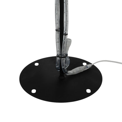 XMAS-TREE-BIG Χριστουγεννιάτικο Διακοσμητικό Φωτιστικό LED 27.3W 1092lm 360° AC 220-240V Αδιάβροχο IP65 Θερμό Λευκό 2700K - Μαύρο & Διάφανο - Μ134 x Π25 x Υ188