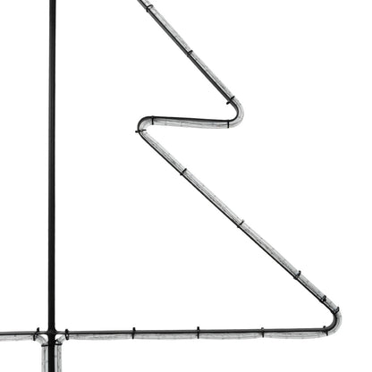 XMAS-TREE-SMALL Χριστουγεννιάτικο Διακοσμητικό Φωτιστικό LED 19,5W 780lm 360° AC 220-240V Αδιάβροχο IP65 Θερμό Λευκό 2700K - Μαύρο & Διάφανο - M102 x Π25 x Υ142