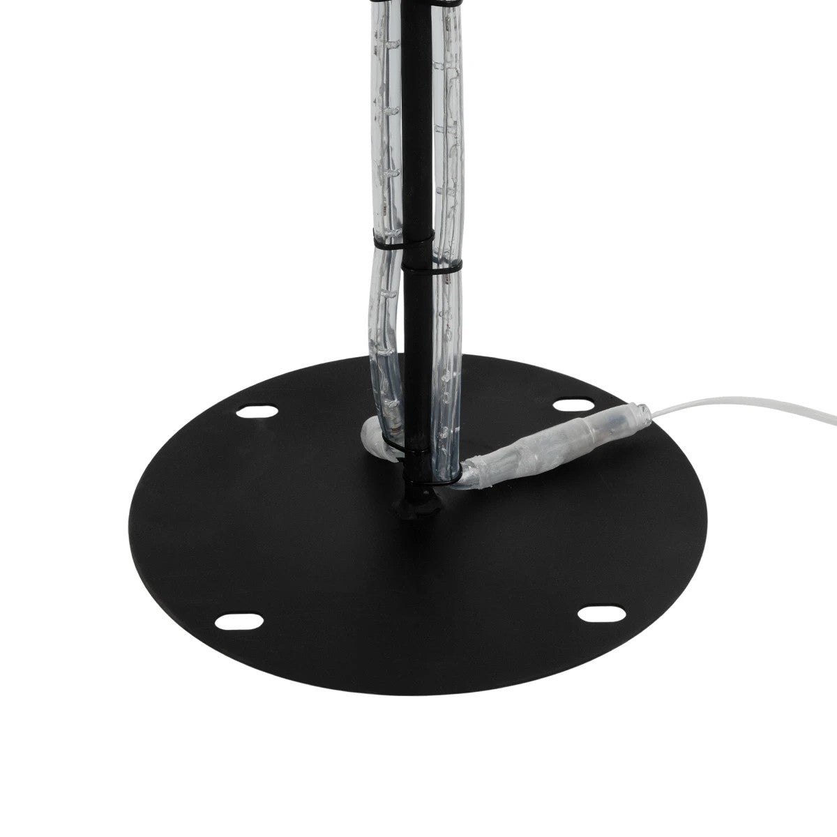 XMAS-TREE-SMALL Χριστουγεννιάτικο Διακοσμητικό Φωτιστικό LED 19,5W 780lm 360° AC 220-240V Αδιάβροχο IP65 Θερμό Λευκό 2700K - Μαύρο & Διάφανο - M102 x Π25 x Υ142