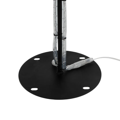 XMAS-TREE-SMALL Χριστουγεννιάτικο Διακοσμητικό Φωτιστικό LED 19,5W 780lm 360° AC 220-240V Αδιάβροχο IP65 Θερμό Λευκό 2700K - Μαύρο & Διάφανο - M102 x Π25 x Υ142