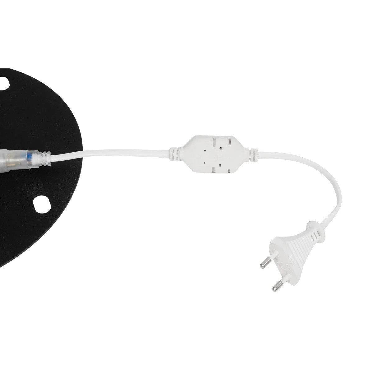 XMAS-TREE-SMALL Χριστουγεννιάτικο Διακοσμητικό Φωτιστικό LED 19,5W 780lm 360° AC 220-240V Αδιάβροχο IP65 Θερμό Λευκό 2700K - Μαύρο & Διάφανο - M102 x Π25 x Υ142