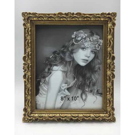 Κορνίζα Polyresin Χρυσή Ανάγλυφη 20×25εκ