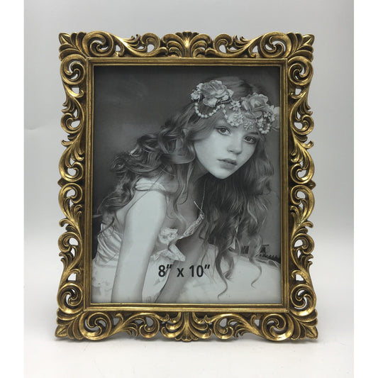 Κορνίζα Polyresin Χρυσή Ανάγλυφη 20×25εκ