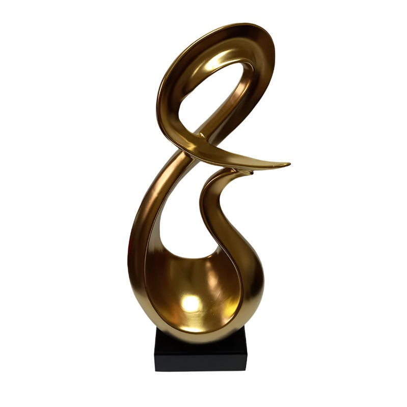 Κεραμικό Διακοσμητικό Σχέδιο Αφηρημένο Σχέδιο σε Χρυσό Ματ 50εκ